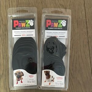 PAWZ Black Dog Protective Booties